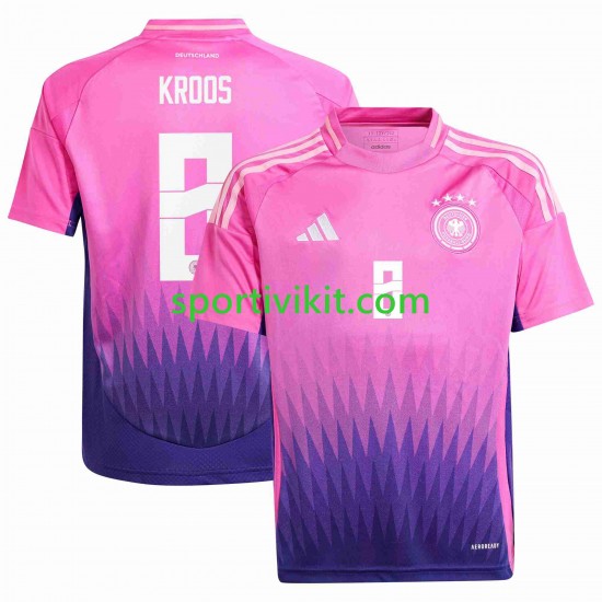 Germania Toni Kroos Uomo Maglia Seconda Euro 2024 Manica Corta Germania Toni Kroos Uomo Maglia Seconda Euro 2024 Manica Corta