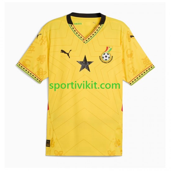 Ghana Uomo Maglia Seconda 2024 Manica Corta Ghana Uomo Maglia Seconda 2024 Manica Corta