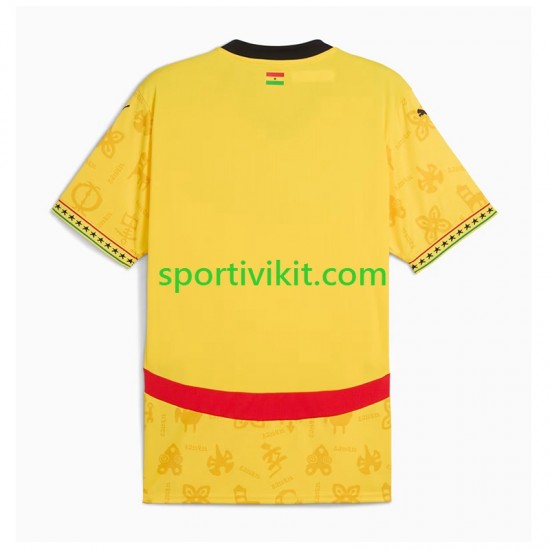 Ghana Uomo Maglia Seconda 2024 Manica Corta