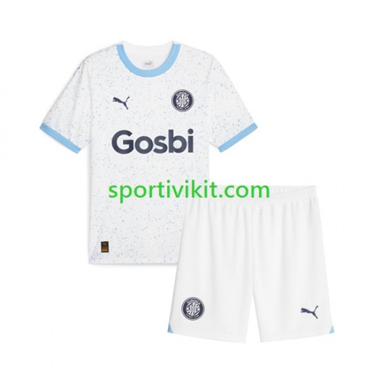 Completo da calcio Bambini Girona Maglia Seconda 2023-2024 Manica Corta Completo da calcio Bambini Girona Maglia Seconda 2023-2024 Manica Corta