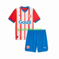 Completo da calcio Bambini Girona Maglia Prima 2023-2024 Manica Corta