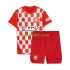 Completo da calcio Bambini Girona Maglia Prima 2024-2025 Manica Corta