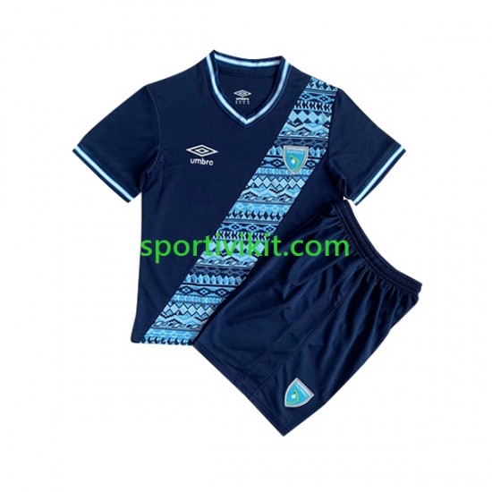 Completo da calcio Bambini Guatemala 2023 Maglia Seconda Manica Corta Completo da calcio Bambini Guatemala 2023 Maglia Seconda Manica Corta