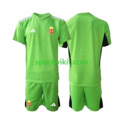 Completo da calcio Bambini Ungheria Portiere 2022 Maglia Prima Manica Corta