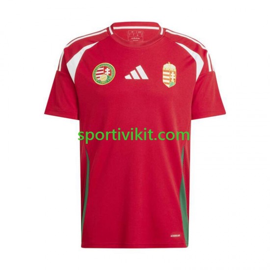 Ungheria Uomo Maglia Prima Euro 2024 Manica Corta