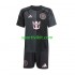 Completo da calcio Bambini Inter Miami Maglia Seconda 2024-2025 Manica Corta