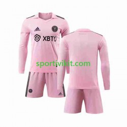 Completo da calcio Bambini Inter Miami Maglia Prima 2023-2024 Manica Lunga