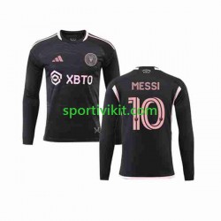 Inter Miami Lionel Messi 10 Uomo Maglia Seconda 2023-2024 Manica Lunga