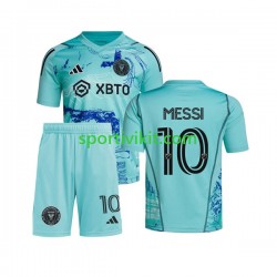 Completo da calcio Bambini Inter Miami Lionel Messi 10 Special Maglia Prima 2023-2024 Manica Corta