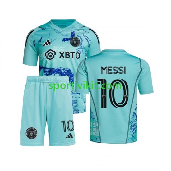 Completo da calcio Bambini Inter Miami Lionel Messi 10 Special Maglia Prima 2023-2024 Manica Corta Completo da calcio Bambini Inter Miami Lionel Messi 10 Special Maglia Prima 2023-2024 Manica Corta