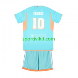 Completo da calcio Bambini Inter Miami Lionel Messi 10 Maglia Terza 2024-2025 Manica Corta