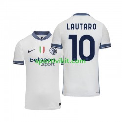 Inter Milan Lautaro 10 Uomo Maglia Seconda 2024-2025 Manica Corta