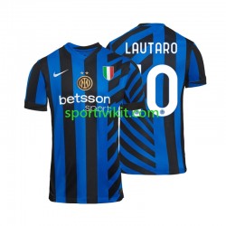 Inter Milan Lautaro 10 Uomo Maglia Prima 2024-2025 Manica Corta