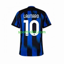 Inter Milan Lautaro Martinez 10 Uomo Maglia Prima 2023-2024 Manica Corta