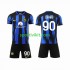 Completo da calcio Bambini Inter Milan Lukaku 90 Maglia Prima 2023-2024 Manica Corta