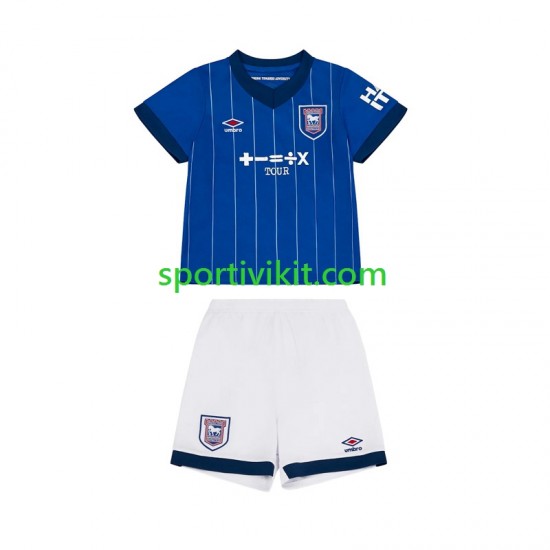 Completo da calcio Bambini Ipswich Town Maglia Prima 2024-2025 Manica Corta Completo da calcio Bambini Ipswich Town Maglia Prima 2024-2025 Manica Corta
