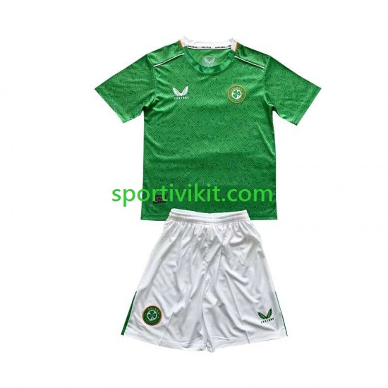 Completo da calcio Bambini Irlanda Maglia Prima 2024 Manica Corta Completo da calcio Bambini Irlanda Maglia Prima 2024 Manica Corta