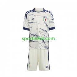 Completo da calcio Bambini Italia 2023 Maglia Seconda Manica Corta