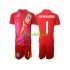 Completo da calcio Bambini Italia Portiere Donnarumma 1 Maglia Terza Euro 2024 Manica Corta