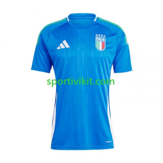 Italia Uomo Maglia Prima Euro 2024 Manica Corta