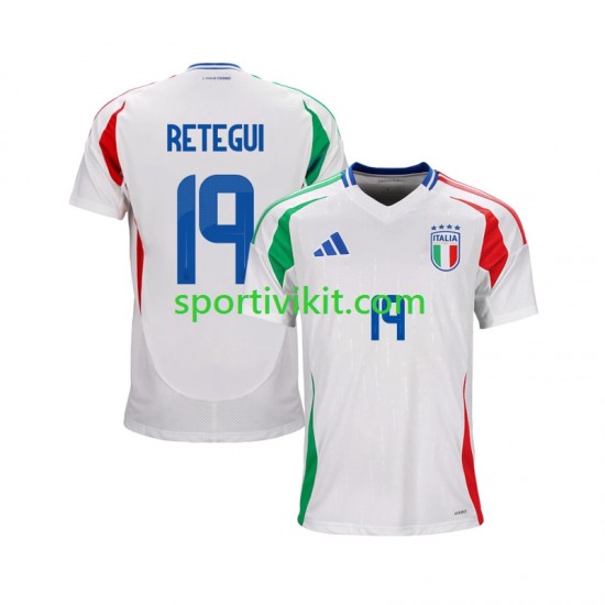 Italia Mateo Retegui 19 Uomo Maglia Seconda 2024 Manica Corta