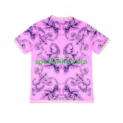 Italia Versace Rosa Uomo Maglia 2023-2024 Manica Corta