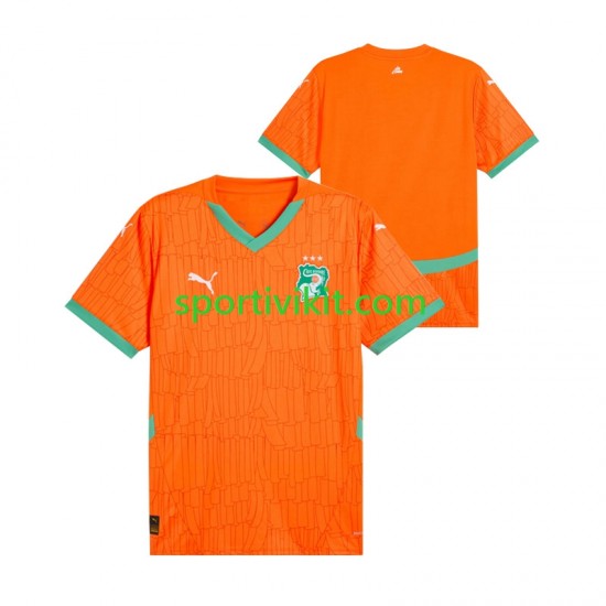 Costa d'Avorio Uomo Maglia Prima 2025 Manica Corta Costa d'Avorio Uomo Maglia Prima 2025 Manica Corta