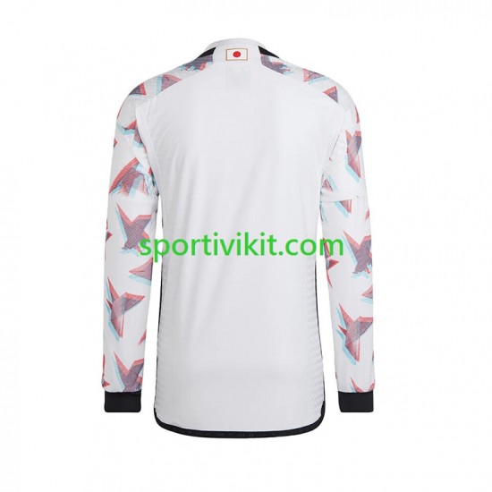 Giappone Uomo Maglia Seconda Coppa del Mondo 2022 Manica Lunga