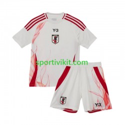 Completo da calcio Bambini Giappone Maglia Seconda 2024 Manica Corta