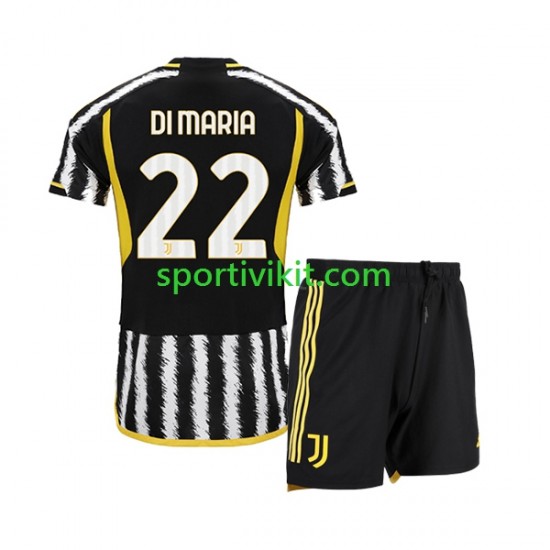 Completo da calcio Bambini Juventus Angel Di Maria 22 Maglia Prima 2023-2024 Manica Corta Completo da calcio Bambini Juventus Angel Di Maria 22 Maglia Prima 2023-2024 Manica Corta