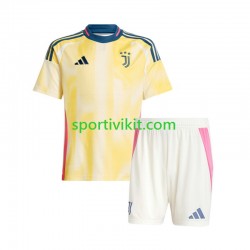 Completo da calcio Bambini Juventus Maglia Seconda 2024-2025 Manica Corta