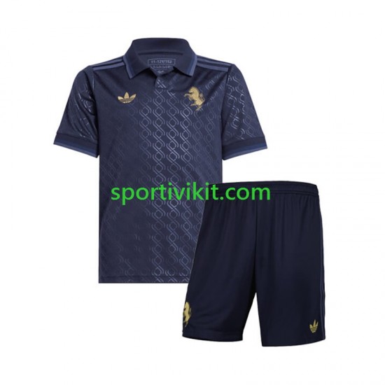 Completo da calcio Bambini Juventus Maglia Terza 2024-2025 Manica Corta Completo da calcio Bambini Juventus Maglia Terza 2024-2025 Manica Corta
