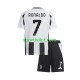 Completo da calcio Bambini Juventus Cristiano Ronaldo 7 Maglia Prima 2024-2025 Manica Corta Completo da calcio Bambini Juventus Cristiano Ronaldo 7 Maglia Prima 2024-2025 Manica Corta
