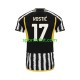 Juventus Filip Kostic 17 Uomo Maglia Prima 2023-2024 Manica Corta