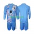 Completo da calcio Bambini Juventus Portiere Blu Maglia Prima 2024-2025 Manica Lunga