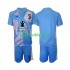 Completo da calcio Bambini Juventus Portiere Blu Maglia Prima 2024-2025 Manica Corta