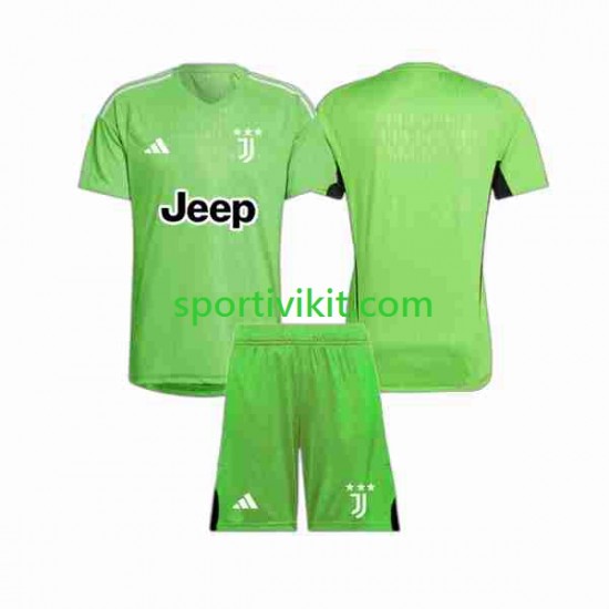 Completo da calcio Bambini Juventus Portiere Maglia Terza 2023-2024 Manica Corta Completo da calcio Bambini Juventus Portiere Maglia Terza 2023-2024 Manica Corta