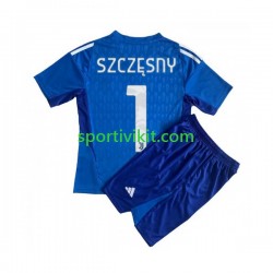 Completo da calcio Bambini Juventus Portiere Wojciech Szczesny 1 Maglia Prima 2023-2024 Manica Corta