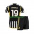 Completo da calcio Bambini Juventus Leonardo Bonucci 19 Maglia Prima 2023-2024 Manica Corta