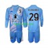 Completo da calcio Bambini Juventus Portiere Michele Di Gregorio 29 Maglia Quarto 2024-2025 Manica Lunga
