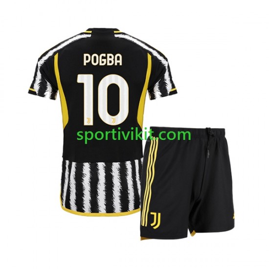 Completo da calcio Bambini Juventus Paul Pogba 10 Maglia Prima 2023-2024 Manica Corta Completo da calcio Bambini Juventus Paul Pogba 10 Maglia Prima 2023-2024 Manica Corta