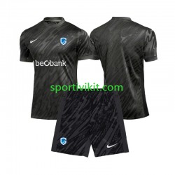 Completo da calcio Bambini KRC Genk Portiere Maglia Seconda 2024-2025 Manica Corta