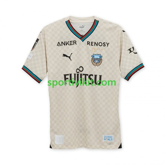 Kawasaki Frontale Uomo Maglia Seconda 2024-2025 Manica Corta