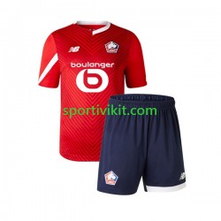 Completo da calcio Bambini LOSC Lille Maglia Prima 2023-2024 Manica Corta