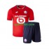 Completo da calcio Bambini LOSC Lille Maglia Prima 2024-2025 Manica Corta