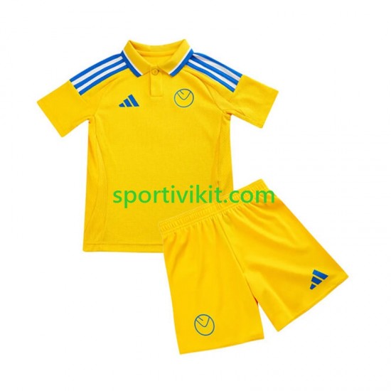 Completo da calcio Bambini Leeds United Maglia Seconda 2024-2025 Manica Corta Completo da calcio Bambini Leeds United Maglia Seconda 2024-2025 Manica Corta