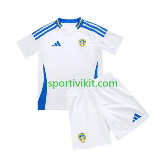 Completo da calcio Bambini Leeds United Maglia Prima 2024-2025 Manica Corta Completo da calcio Bambini Leeds United Maglia Prima 2024-2025 Manica Corta