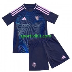 Completo da calcio Bambini Leeds United Maglia Terza 2024-2025 Manica Corta