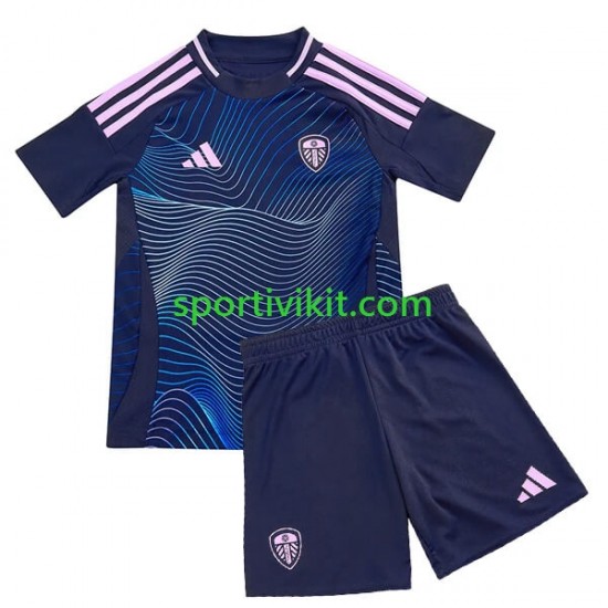 Completo da calcio Bambini Leeds United Maglia Terza 2024-2025 Manica Corta Completo da calcio Bambini Leeds United Maglia Terza 2024-2025 Manica Corta