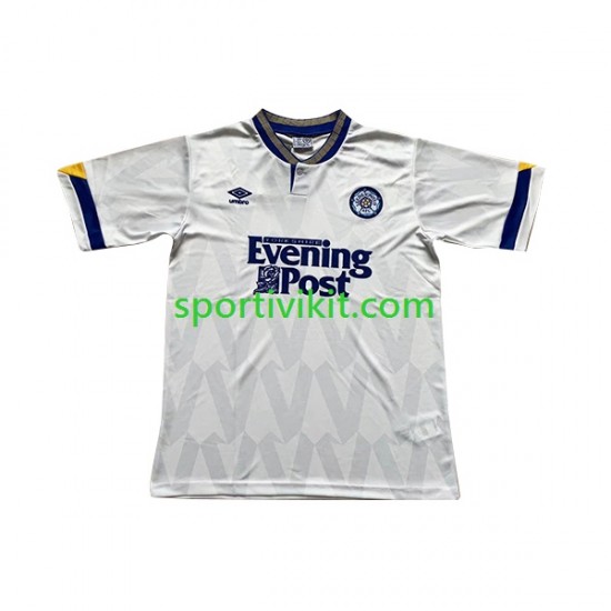 Leeds United Retro 1991-1992 Uomo Maglia Prima Manica Corta Leeds United Retro 1991-1992 Uomo Maglia Prima Manica Corta